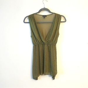 Sexy Sheer Sparkly Baby Doll Top